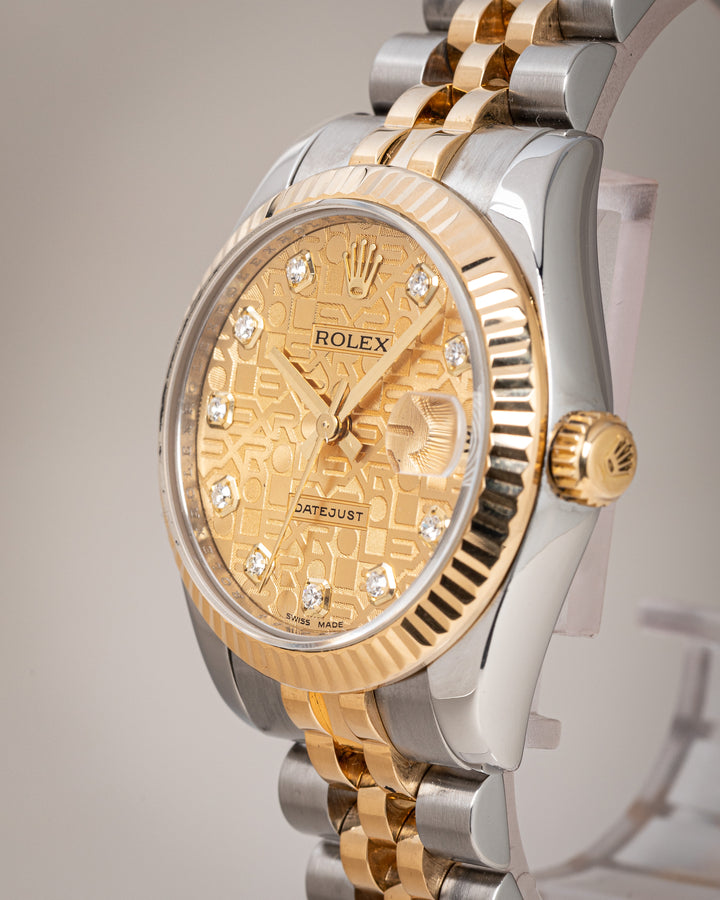 Rolex Stainless Steel and 18k Yellow Gold Women's Datejust (178273)