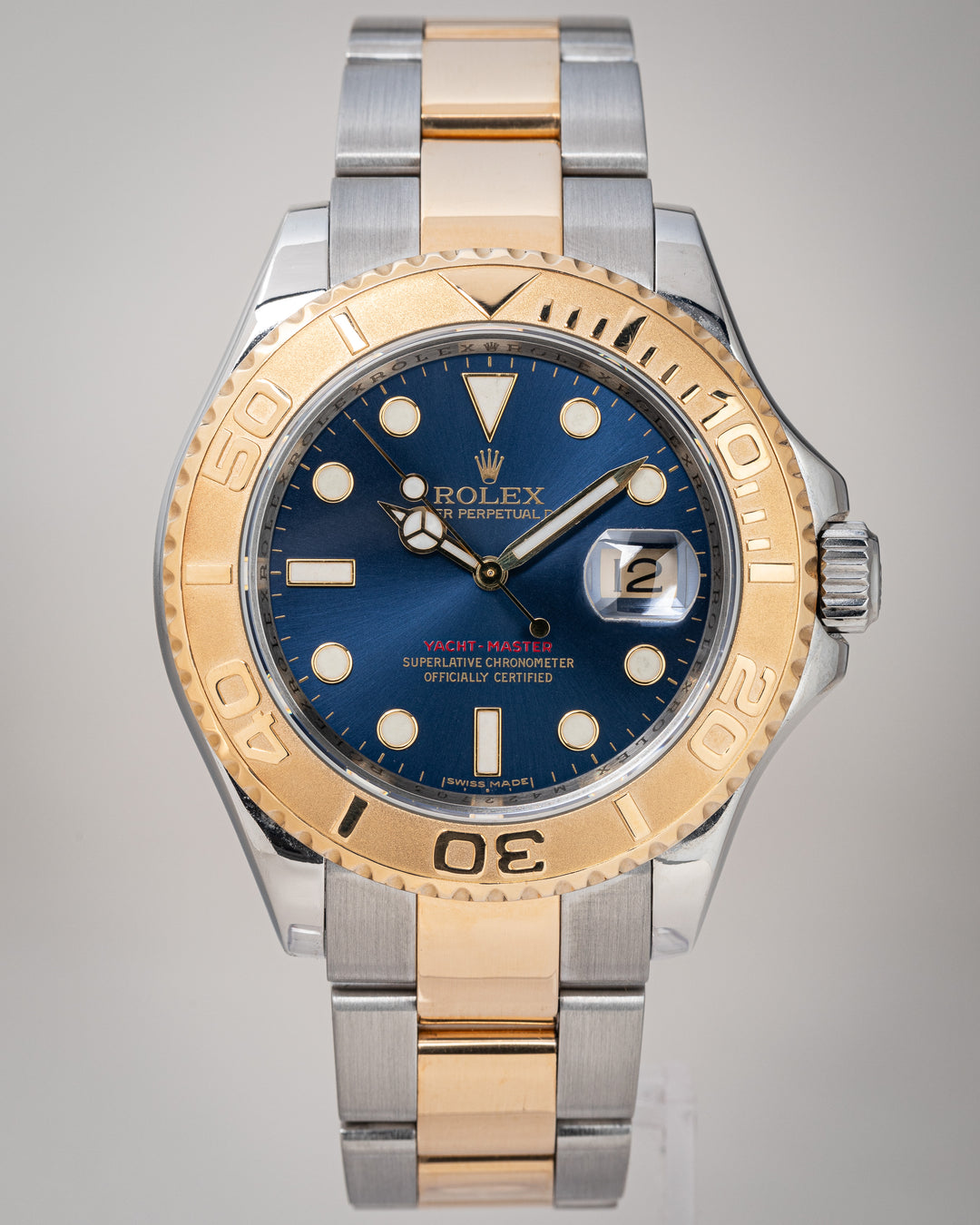 Rolex Stainless Steel and 18k Yellow Gold Yacht-Master (16623