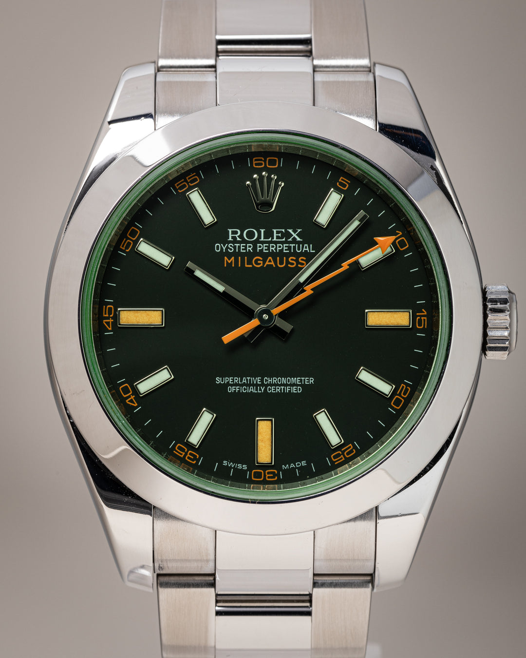 Rolex Stainless Steel Milgauss (116400GV)