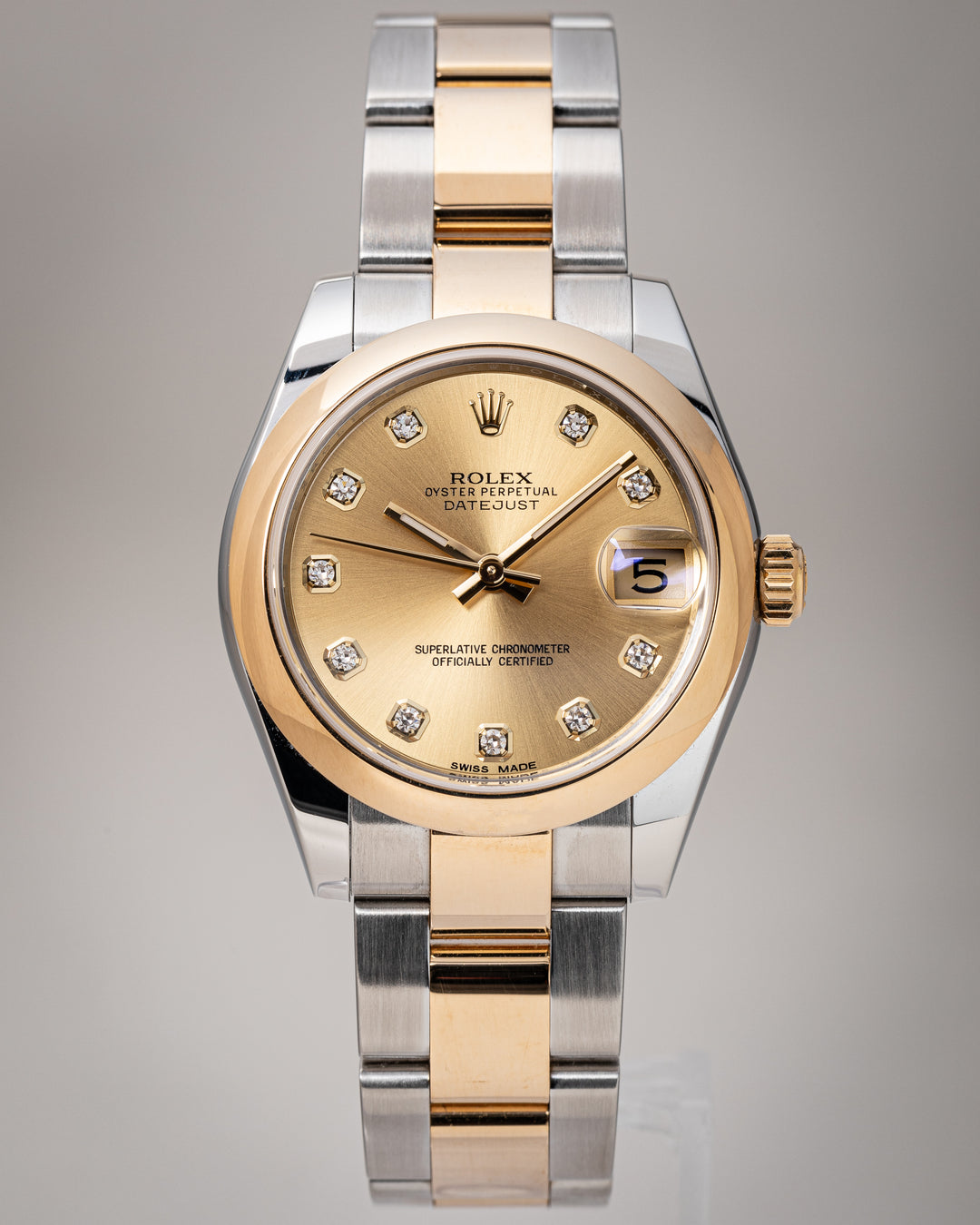 Rolex Stainless Steel and 18k Yellow Gold Women's Datejust (178243)