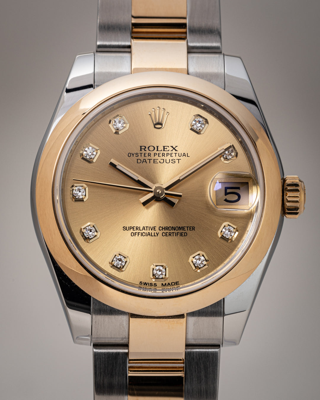 Rolex Stainless Steel and 18k Yellow Gold Women's Datejust (178243)