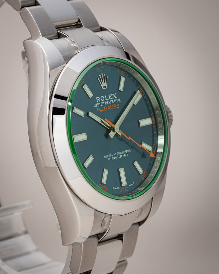 Rolex Stainless Steel Milgauss Z-Blue (116400GV)