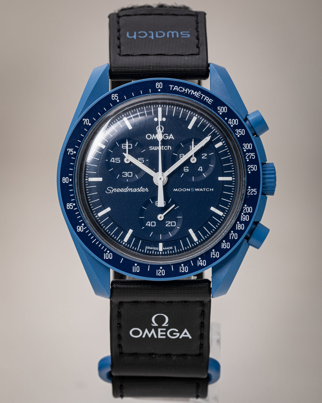 Omega X Swatch Bioceramic Speedmaster Moonswatch "MISSION TO NEPTUNE"