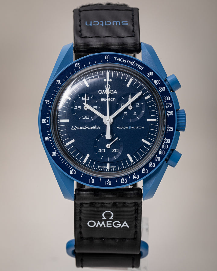 Omega X Swatch Bioceramic Speedmaster Moonswatch "MISSION TO NEPTUNE"