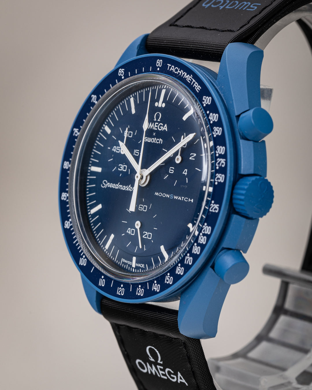 Omega X Swatch Bioceramic Speedmaster Moonswatch "MISSION TO NEPTUNE"