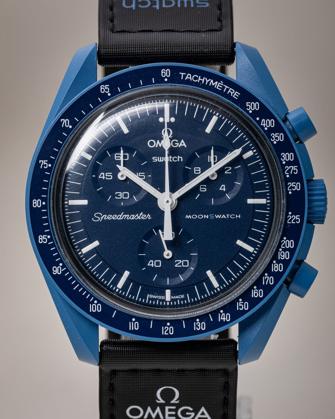 Omega X Swatch Bioceramic Speedmaster Moonswatch "MISSION TO NEPTUNE"