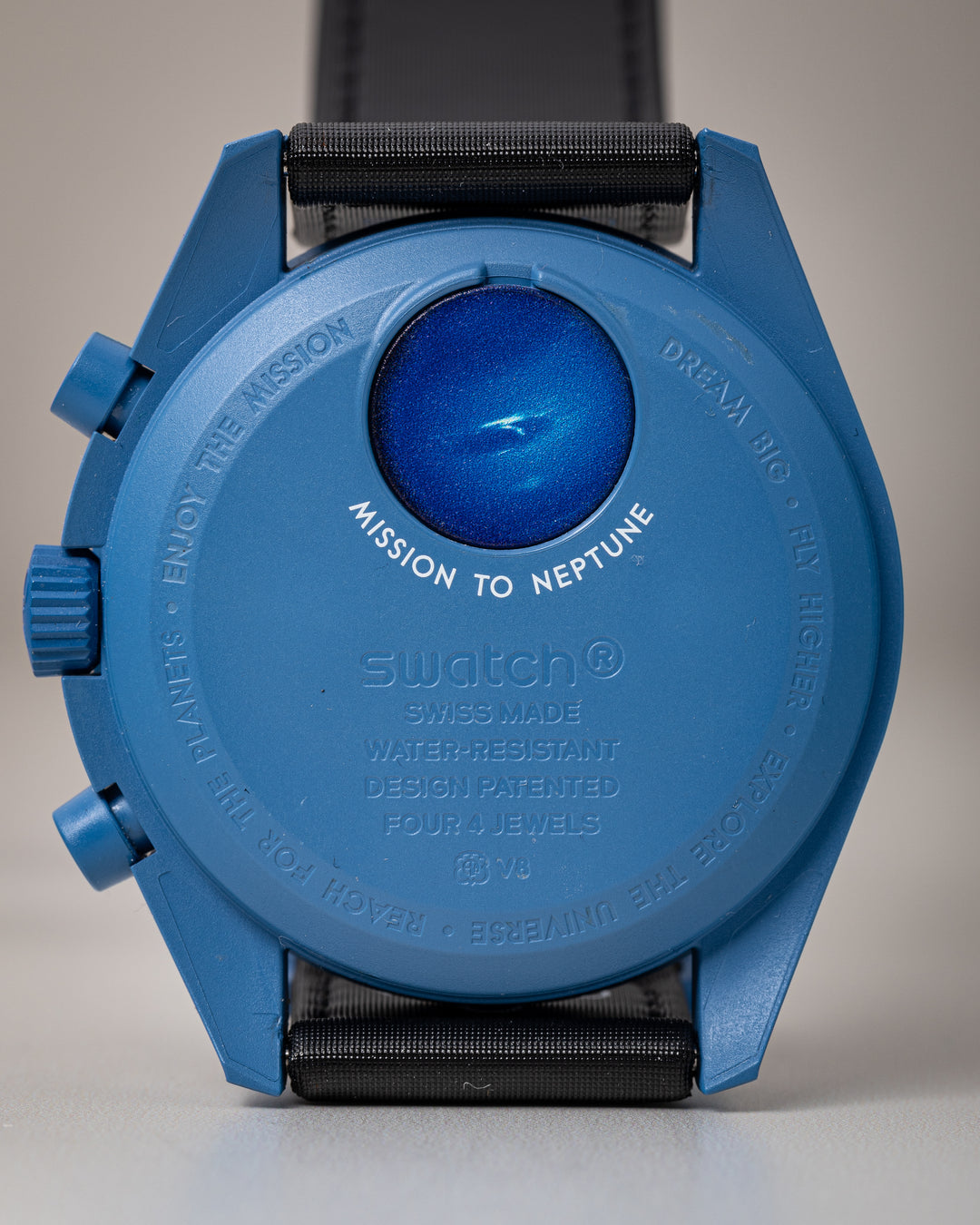 Omega X Swatch Bioceramic Speedmaster Moonswatch "MISSION TO NEPTUNE"