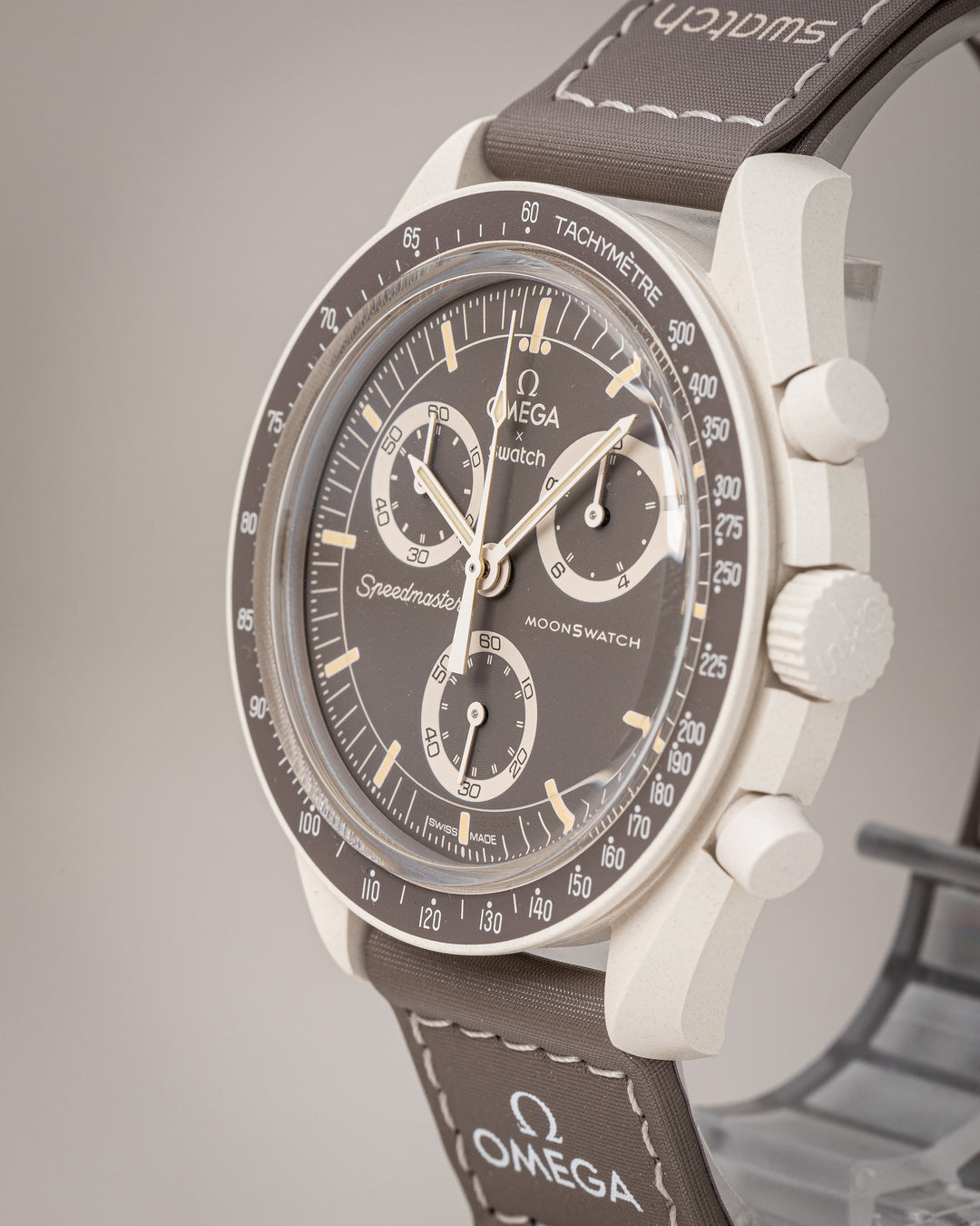 Omega X Swatch Bioceramic Speedmaster Moonswatch "MISSION ON EARTH - DESERT"