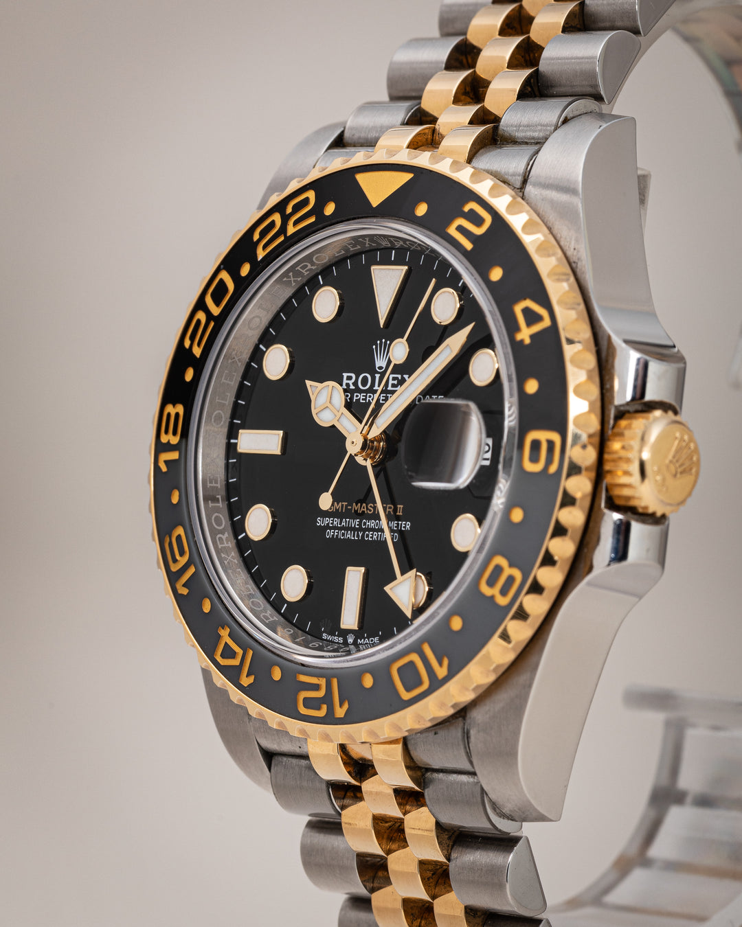 Rolex Stainless Steel and 18k Yellow Gold GMT-Master II (126713GRNR)