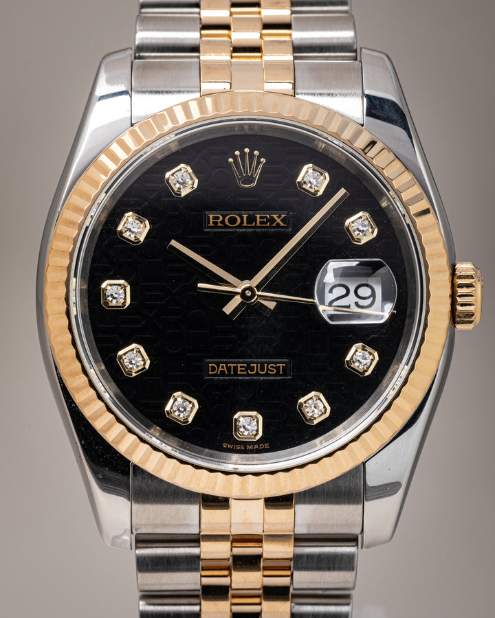 Rolex Stainless Steel and 18k Yellow Gold Datejust (116233)