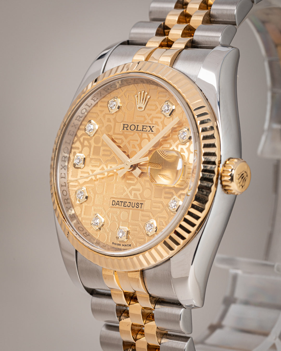 Rolex Stainless Steel and 18k Yellow Gold Datejust (116233)