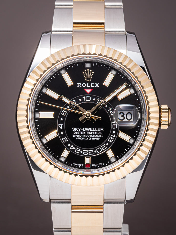Rolex Stainless Steel and 18k Yellow Gold Sky-Dweller (336933)