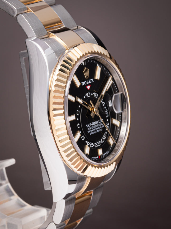 Rolex Stainless Steel and 18k Yellow Gold Sky-Dweller (336933)