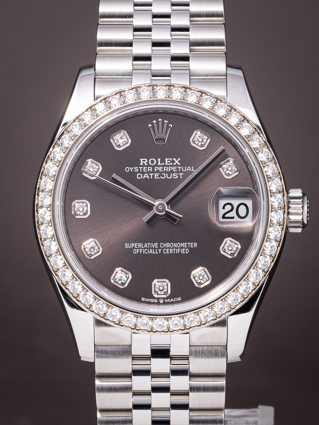 Rolex Stainless Steel Women's Datejust (278384RBR)