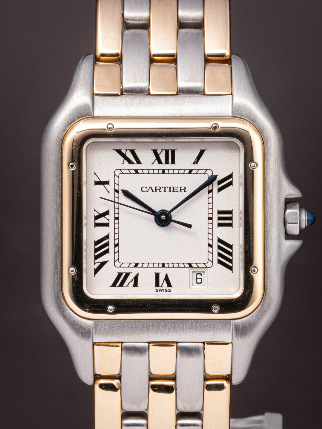 Cartier Stainless Steel and 18k Yellow Gold Panthère de Cartier Quartz (W25028B6)
