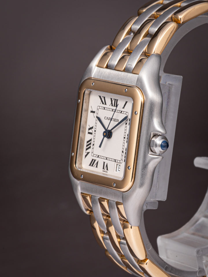Cartier Stainless Steel and 18k Yellow Gold Panthère de Cartier Quartz (W25028B6)