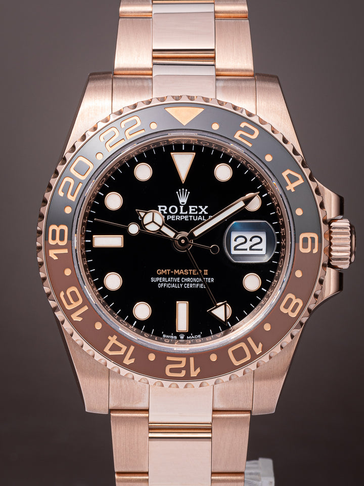 Rolex 18k Rose Gold GMT-Master II (126715CHNR)