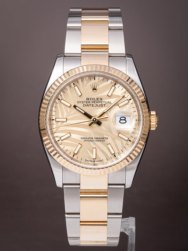 Rolex Stainless Steel and 18k Yellow Gold Datejust 36 (126233)