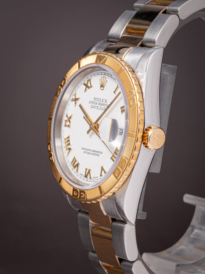 Rolex Stainless Steel and 18k Yellow Gold Datejust Turn-O-Graph (16263)