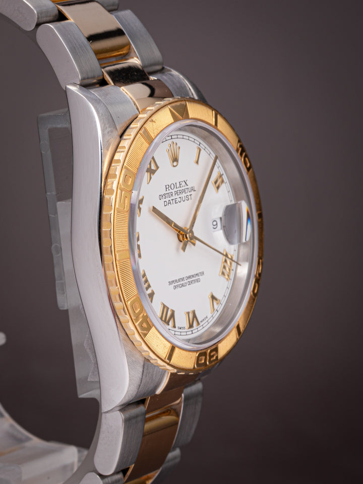 Rolex Stainless Steel and 18k Yellow Gold Datejust Turn-O-Graph (16263)