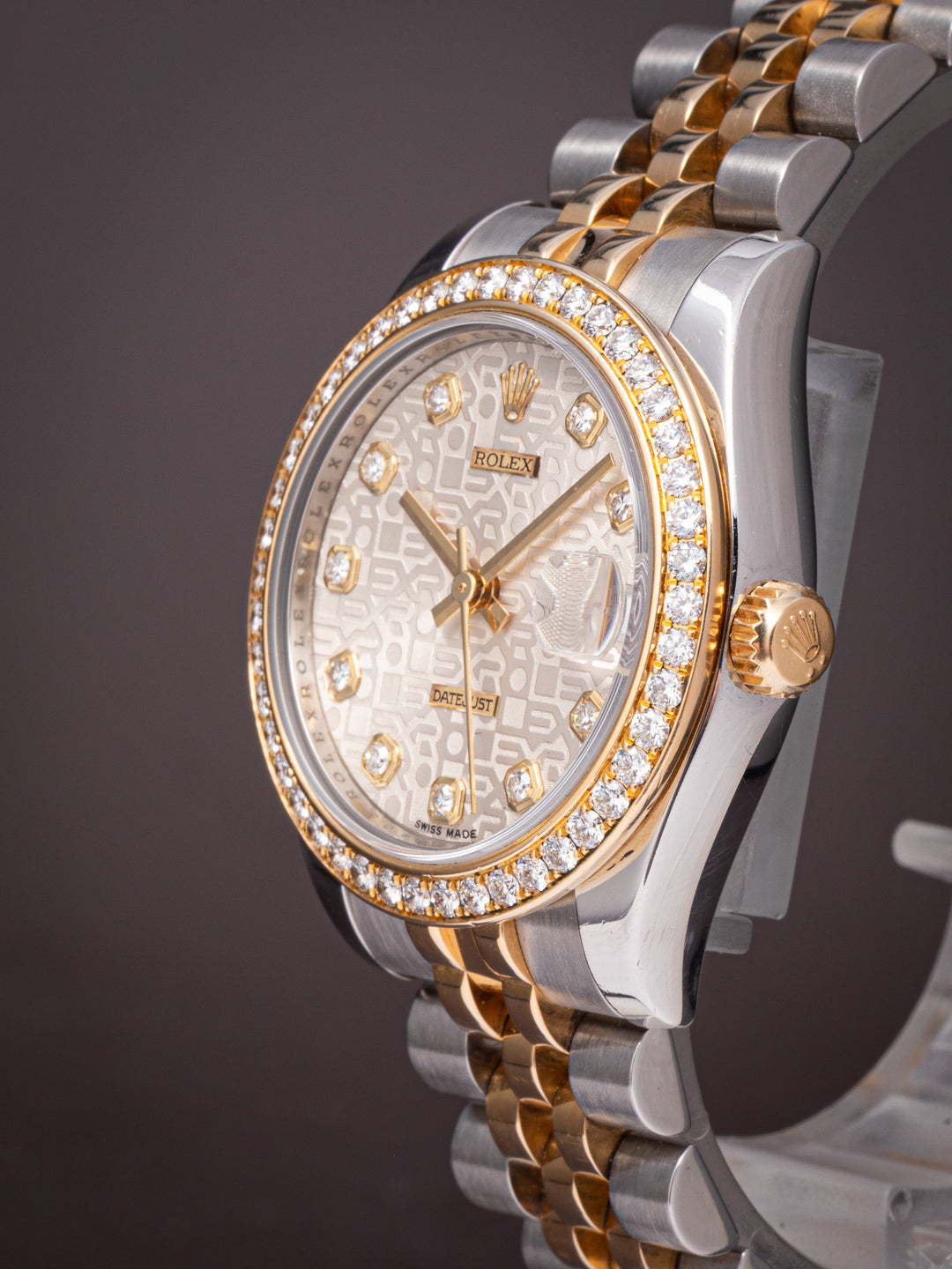 Rolex Stainless Steel and 18k Yellow Gold Women's Datejust (178383RBR)