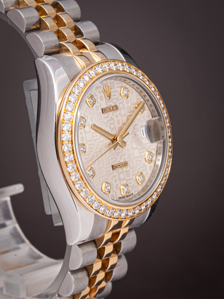 Rolex Stainless Steel and 18k Yellow Gold Women's Datejust (178383RBR)