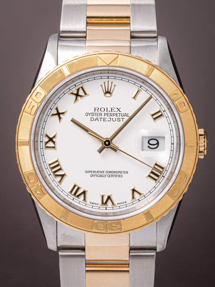 Rolex Stainless Steel and 18k Yellow Gold Datejust Turn-O-Graph (16263)