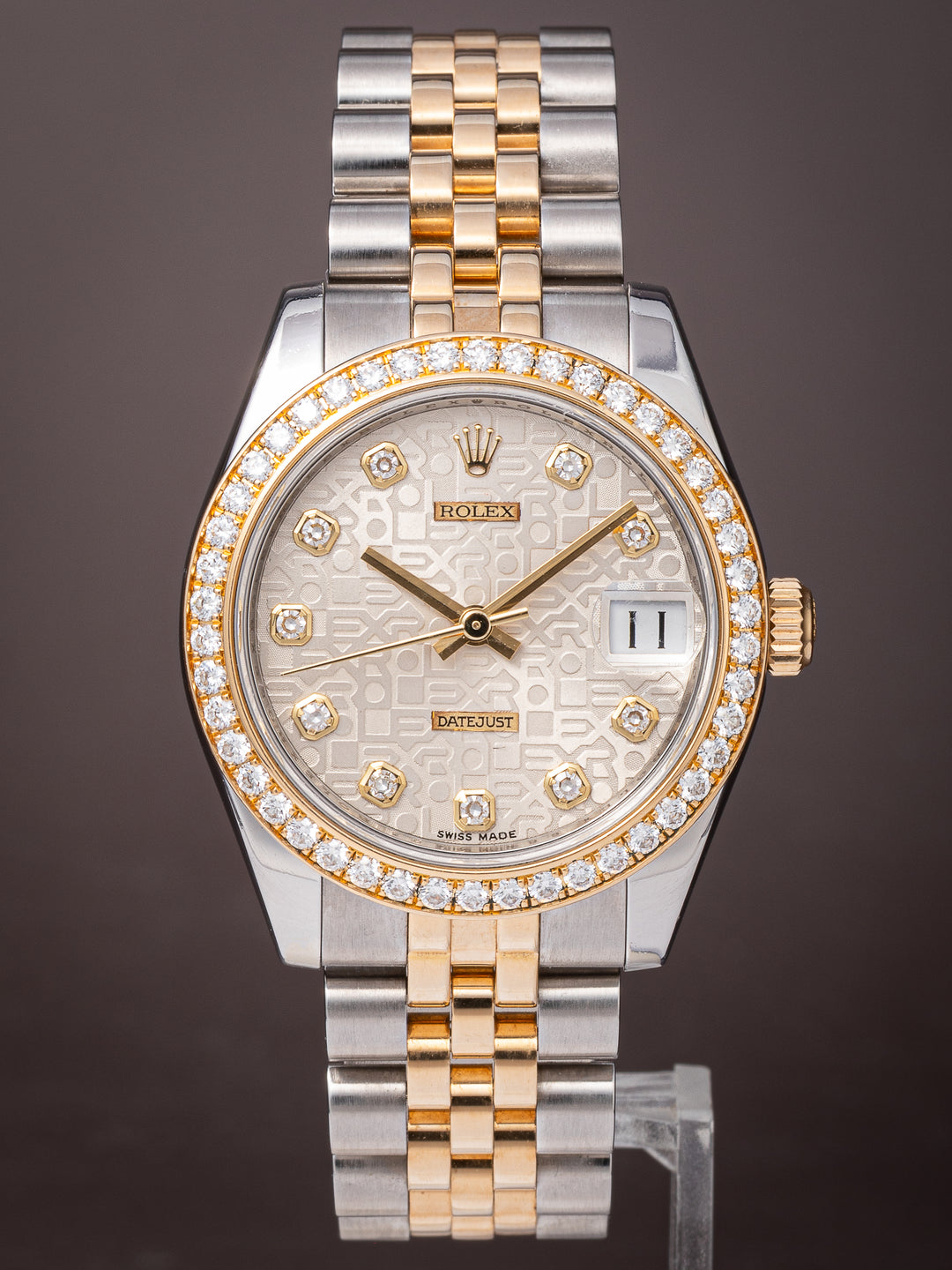 Rolex Stainless Steel and 18k Yellow Gold Women's Datejust (178383RBR)