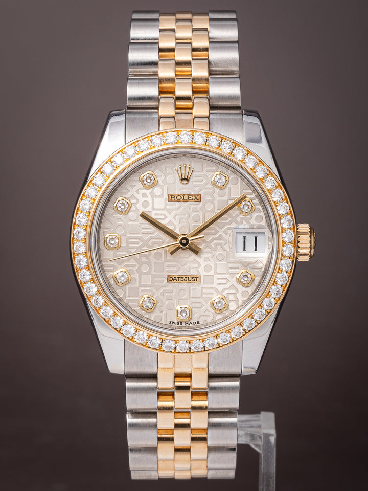 Rolex Stainless Steel and 18k Yellow Gold Women's Datejust (178383RBR)