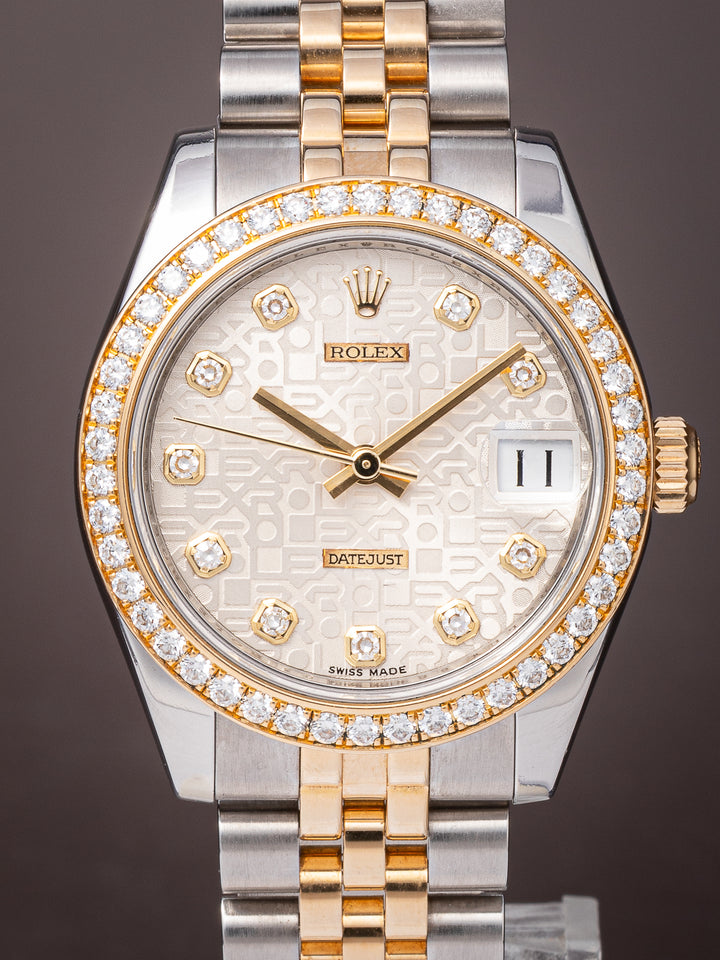 Rolex Stainless Steel and 18k Yellow Gold Women's Datejust (178383RBR)