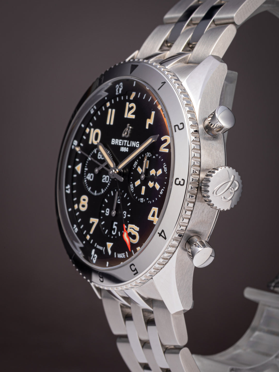 Breitling Stainless Steel Super AVI B04 Chronograph GMT 46 P-51 Mustang (AB0445)
