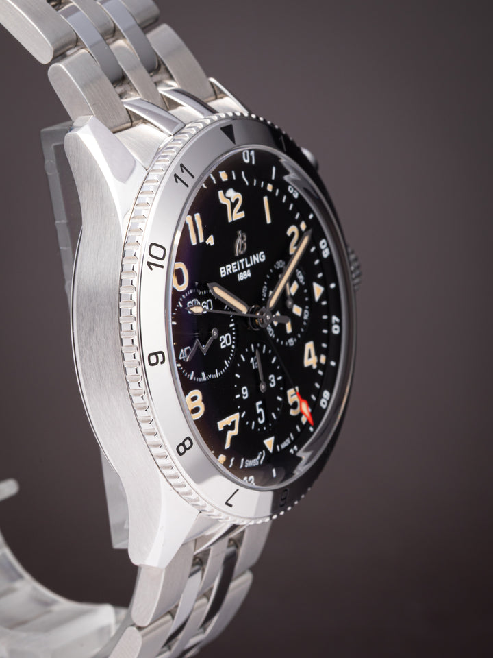 Breitling Stainless Steel Super AVI B04 Chronograph GMT 46 P-51 Mustang (AB0445)