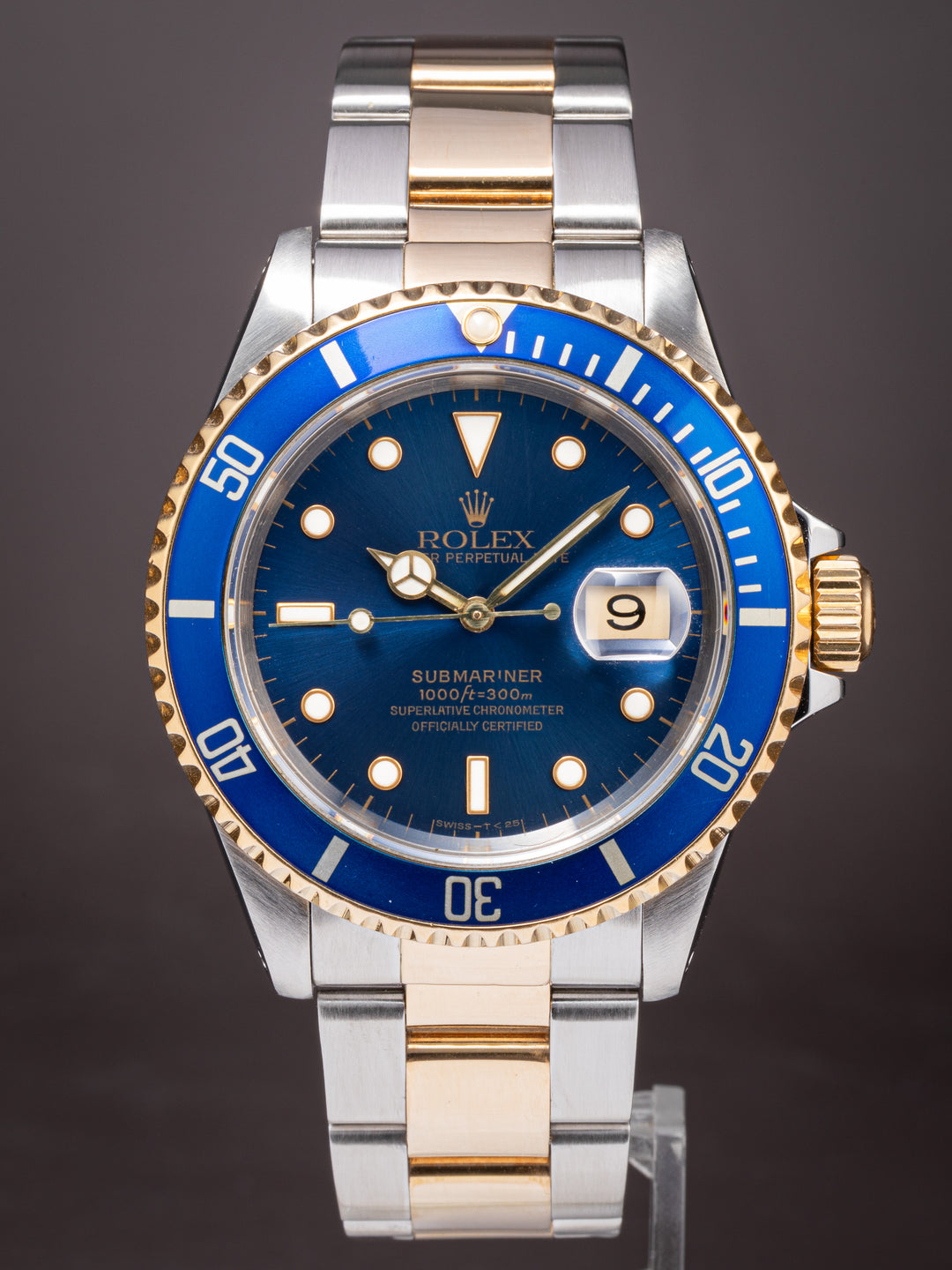 Rolex Stainless Steel and 18k Yellow Gold Submariner Date (16613)