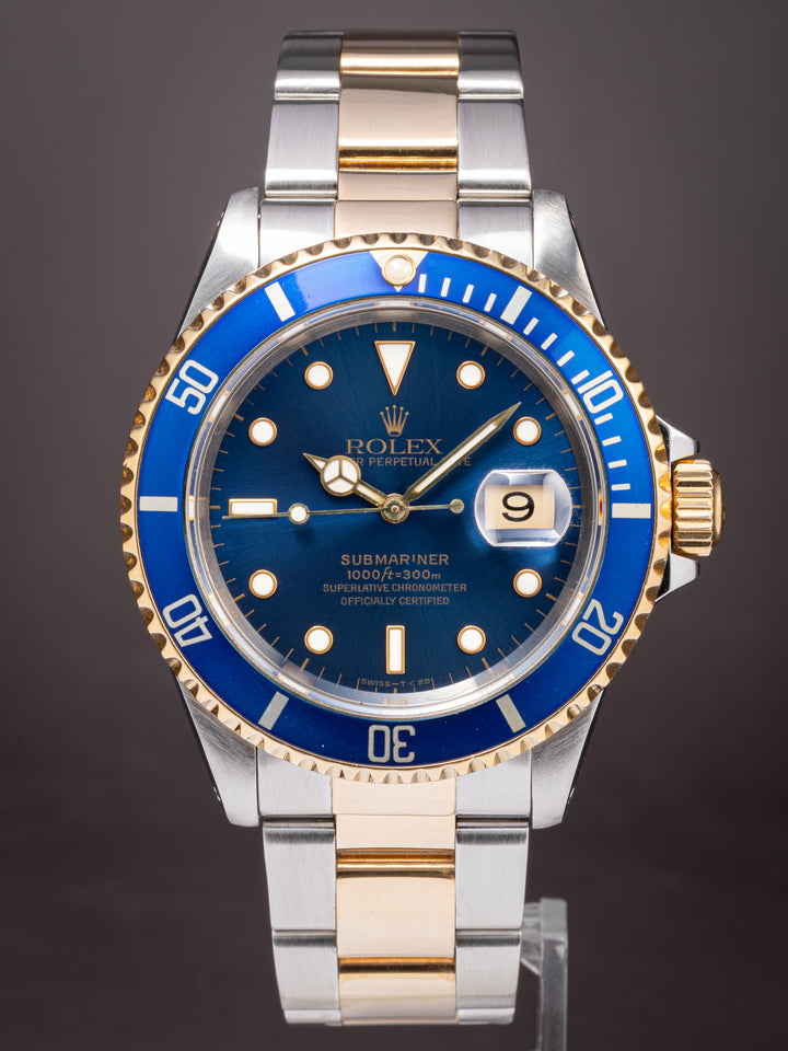 Rolex Stainless Steel and 18k Yellow Gold Submariner Date (16613)
