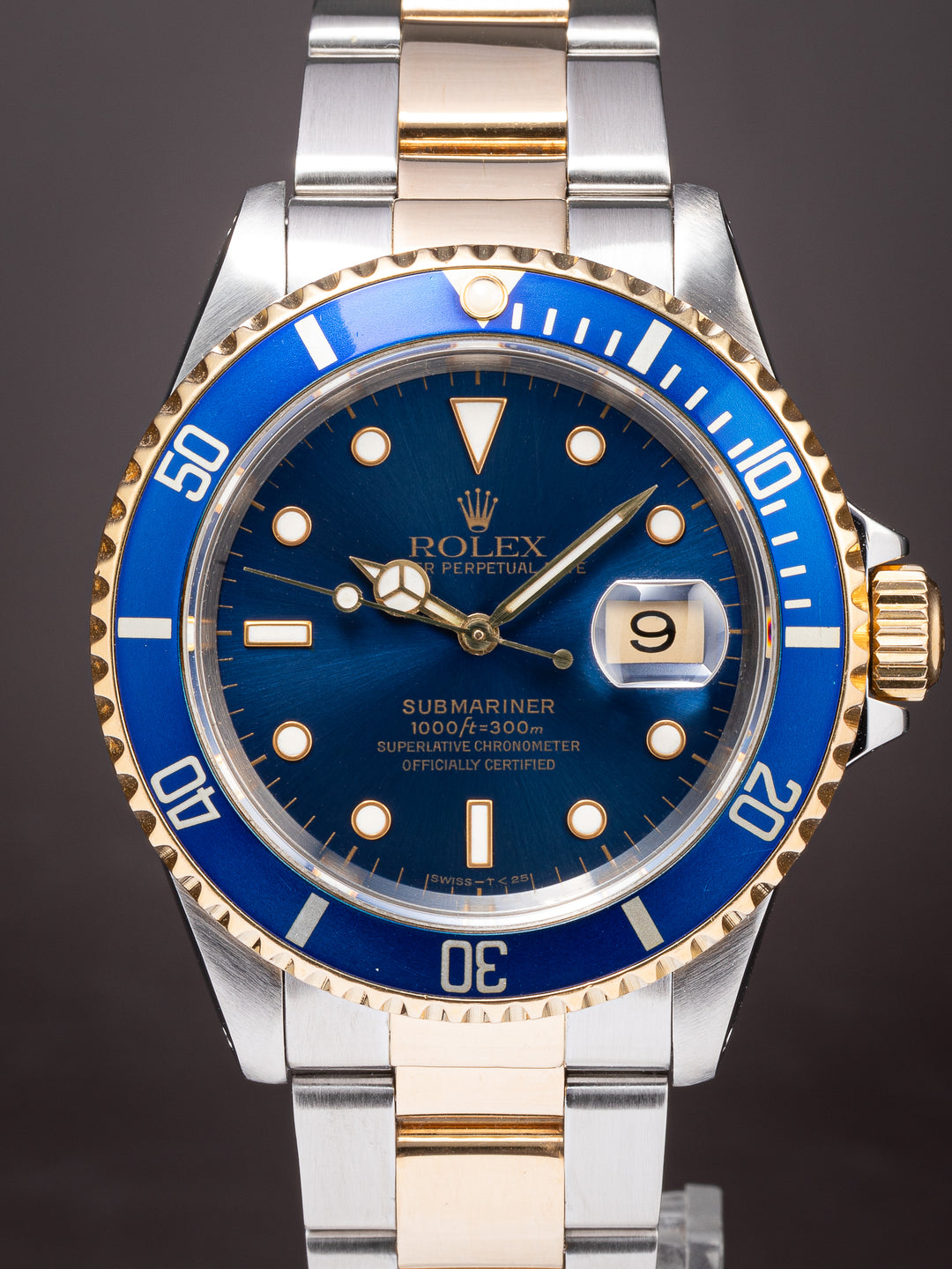 Rolex Stainless Steel and 18k Yellow Gold Submariner Date (16613)