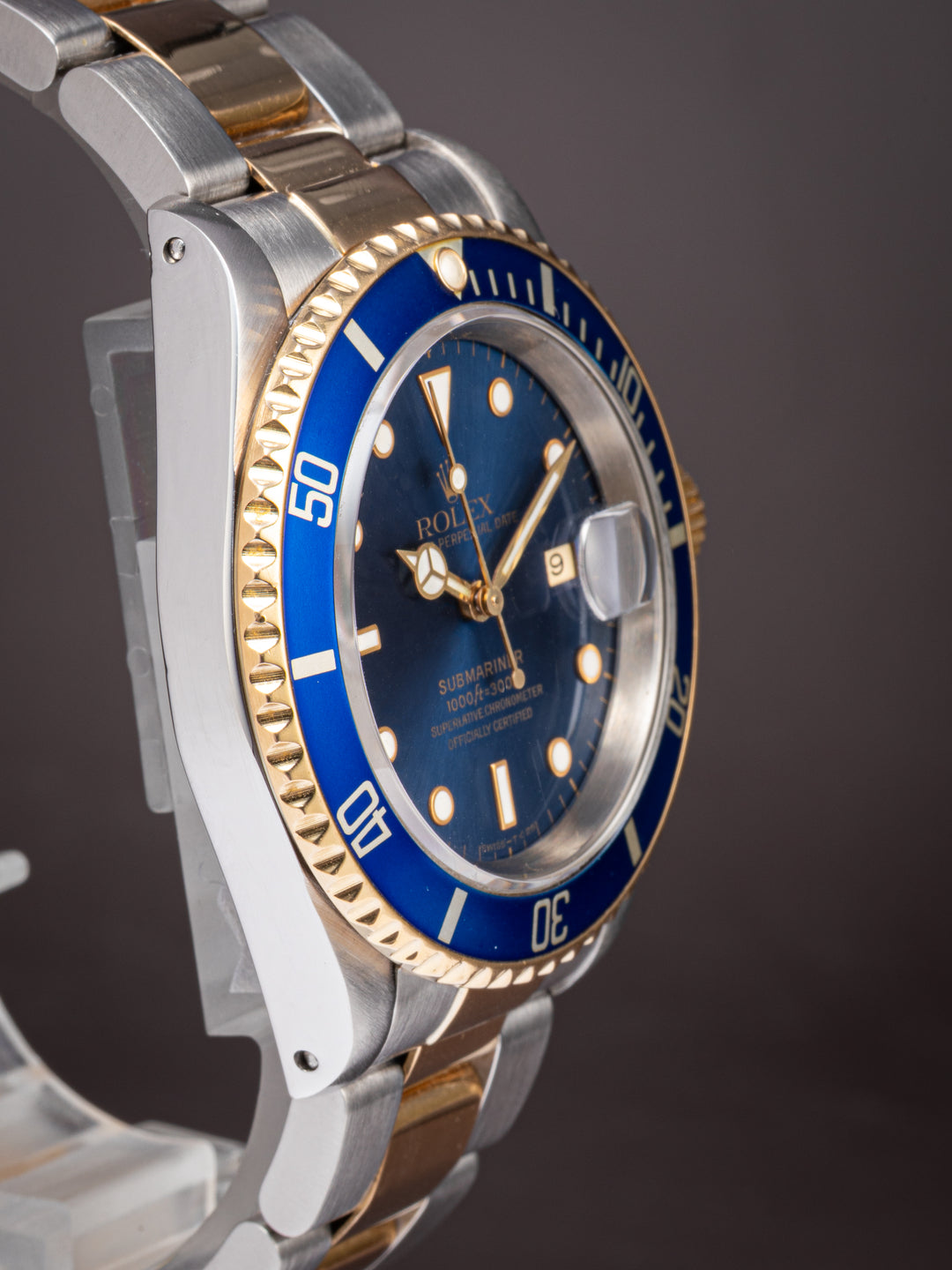 Rolex Stainless Steel and 18k Yellow Gold Submariner Date (16613)