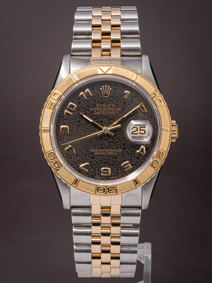 Rolex Stainless Steel and 18k Yellow Gold Datejust Turn-O-Graph (16263)