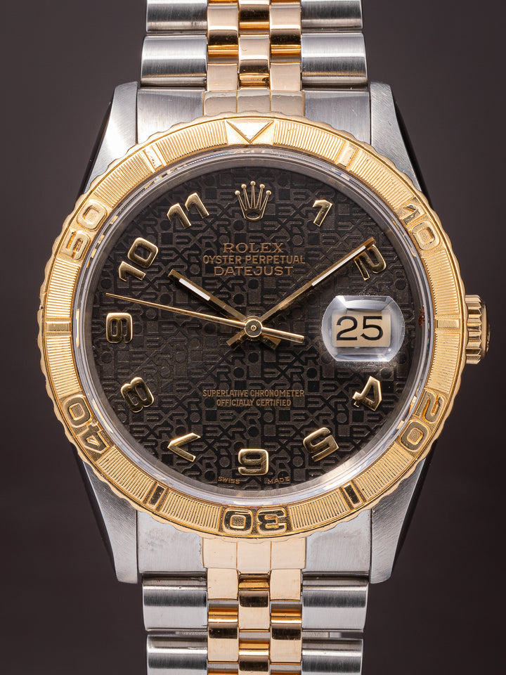 Rolex Stainless Steel and 18k Yellow Gold Datejust Turn-O-Graph (16263)