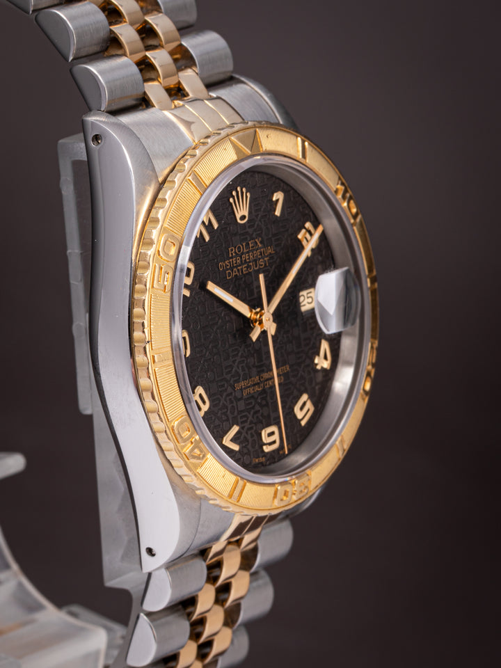 Rolex Stainless Steel and 18k Yellow Gold Datejust Turn-O-Graph (16263)