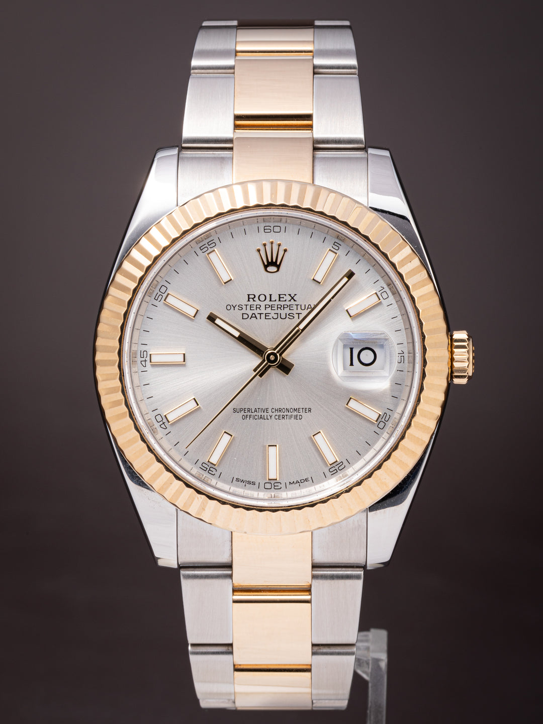 Rolex Stainless Steel and 18k Yellow Gold Datejust 41 (126333)