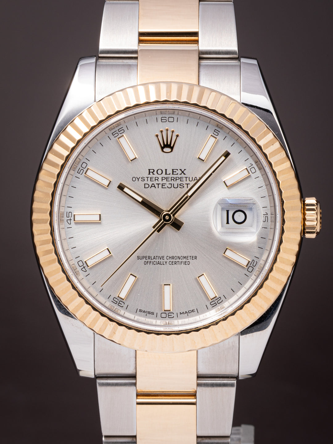 Rolex Stainless Steel and 18k Yellow Gold Datejust 41 (126333)