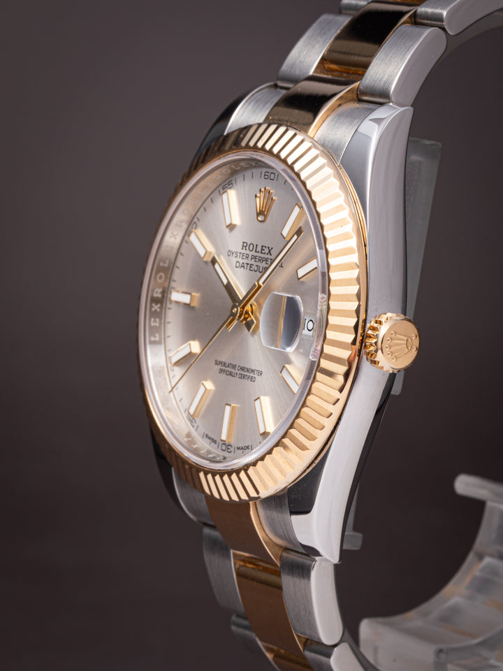 Rolex Stainless Steel and 18k Yellow Gold Datejust 41 (126333)