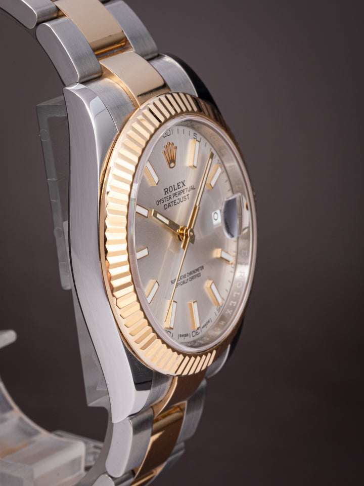 Rolex Stainless Steel and 18k Yellow Gold Datejust 41 (126333)