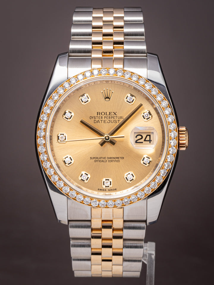 Rolex Stainless Steel and 18k Yellow Gold Datejust (116243)