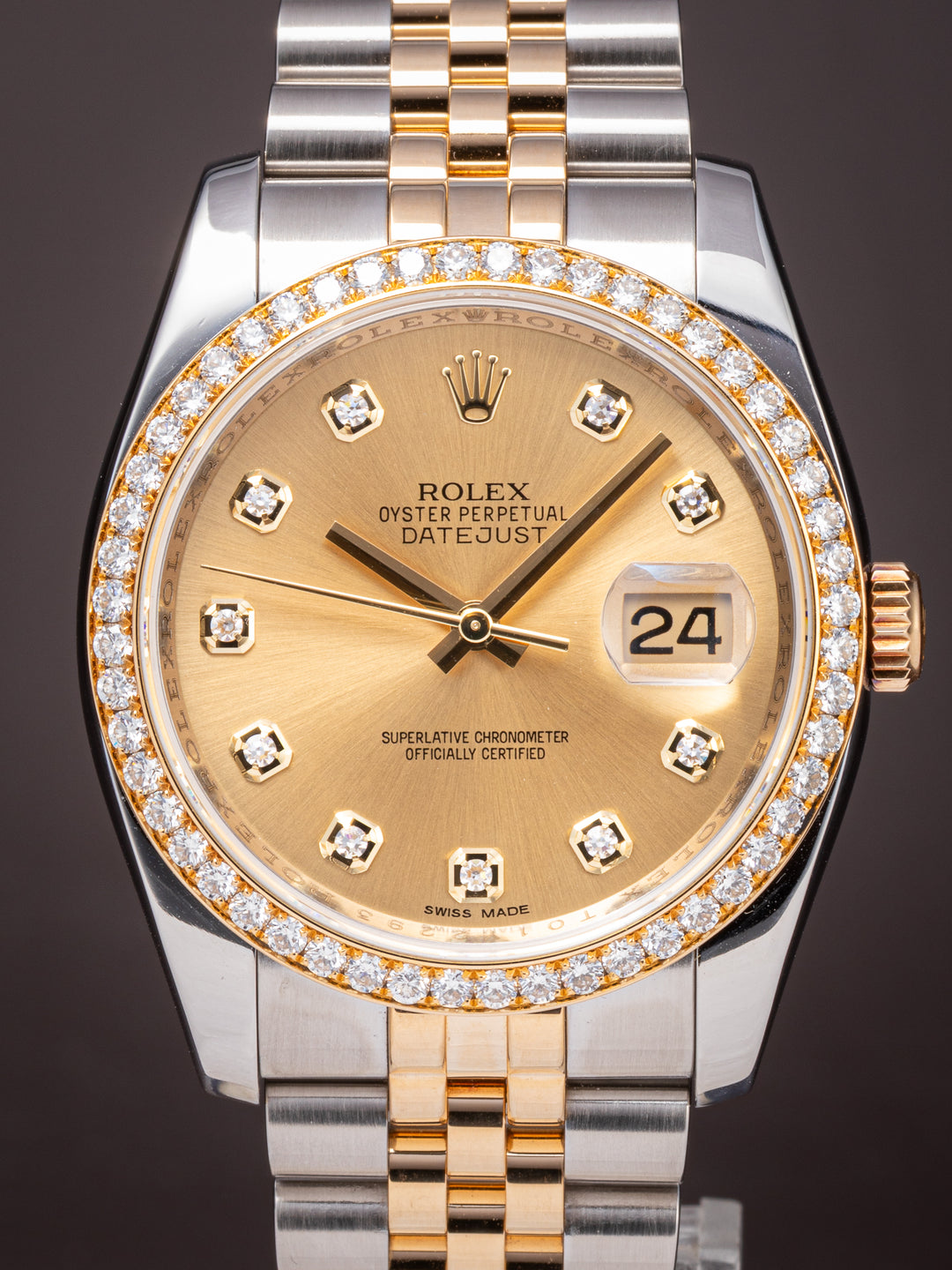 Rolex Stainless Steel and 18k Yellow Gold Datejust (116243)
