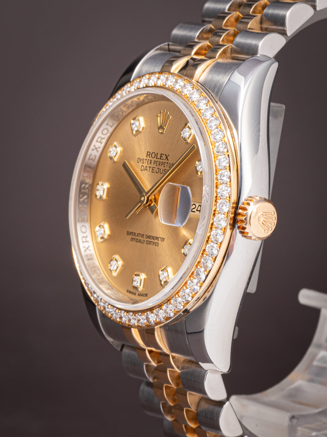 Rolex Stainless Steel and 18k Yellow Gold Datejust (116243)