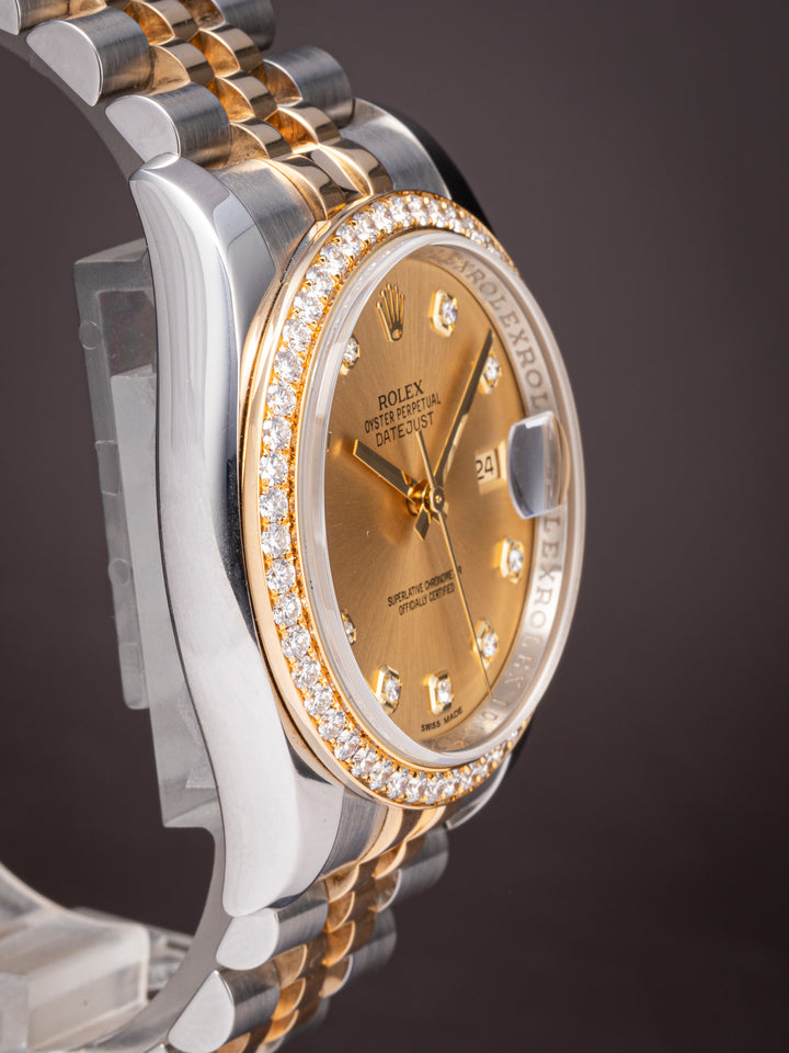 Rolex Stainless Steel and 18k Yellow Gold Datejust (116243)