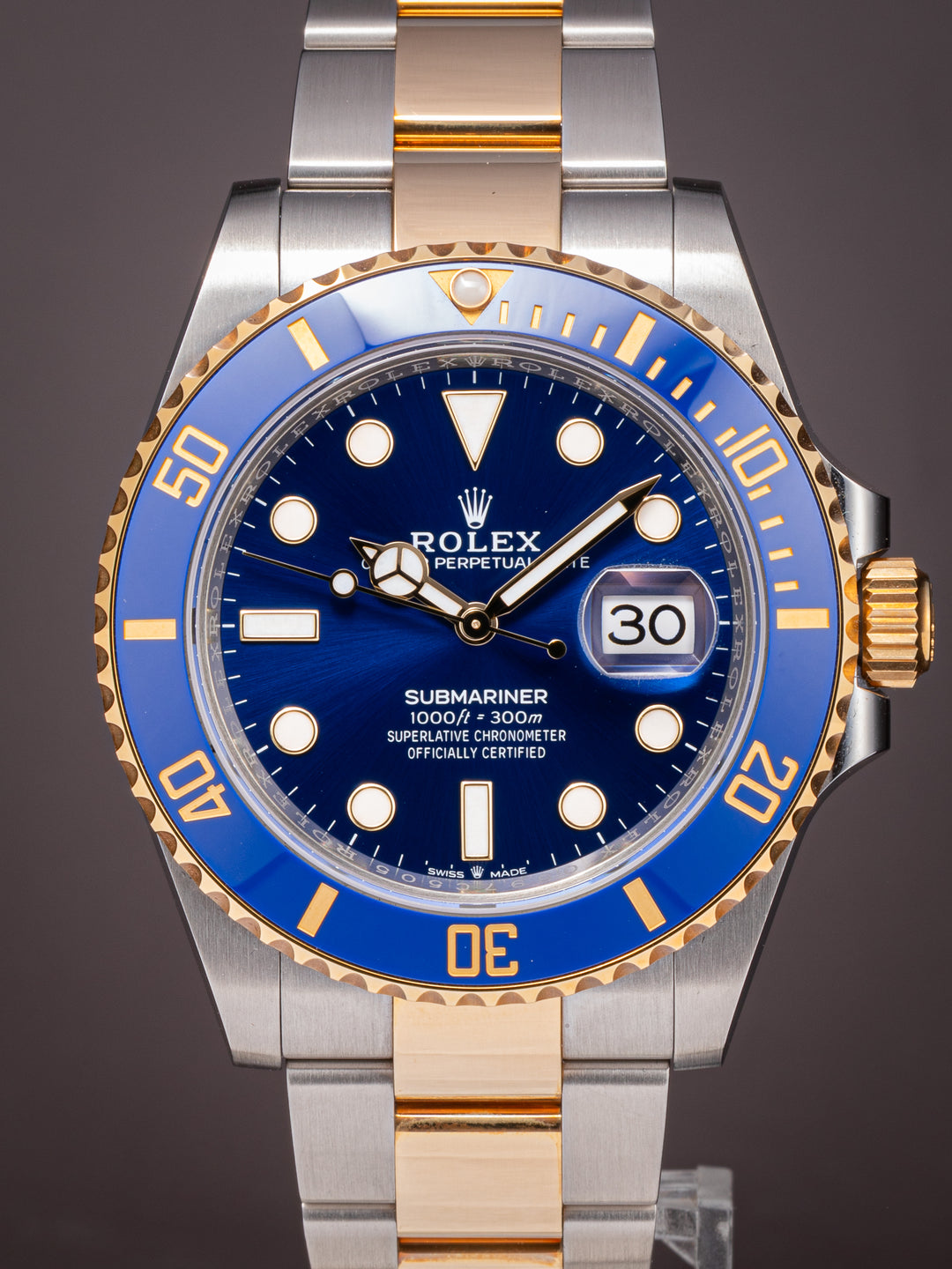 Rolex Stainless Steel and 18k Yellow Gold Submariner Date (126613LB)