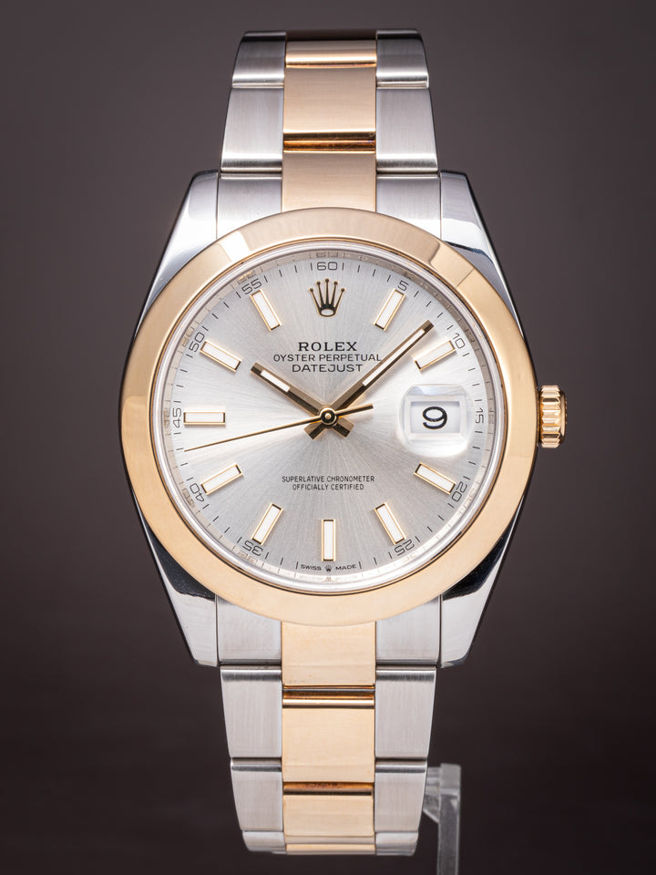 Rolex Stainless Steel and 18k Yellow Gold Datejust 41 (126303)