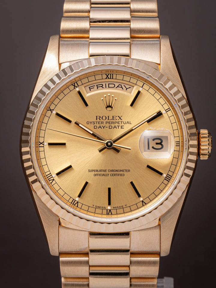 Rolex 18k Yellow Gold Day-Date (18238)